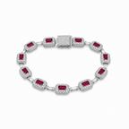 Aurora Link Bracelet | Ruby - ÉCLAT MARBELLA