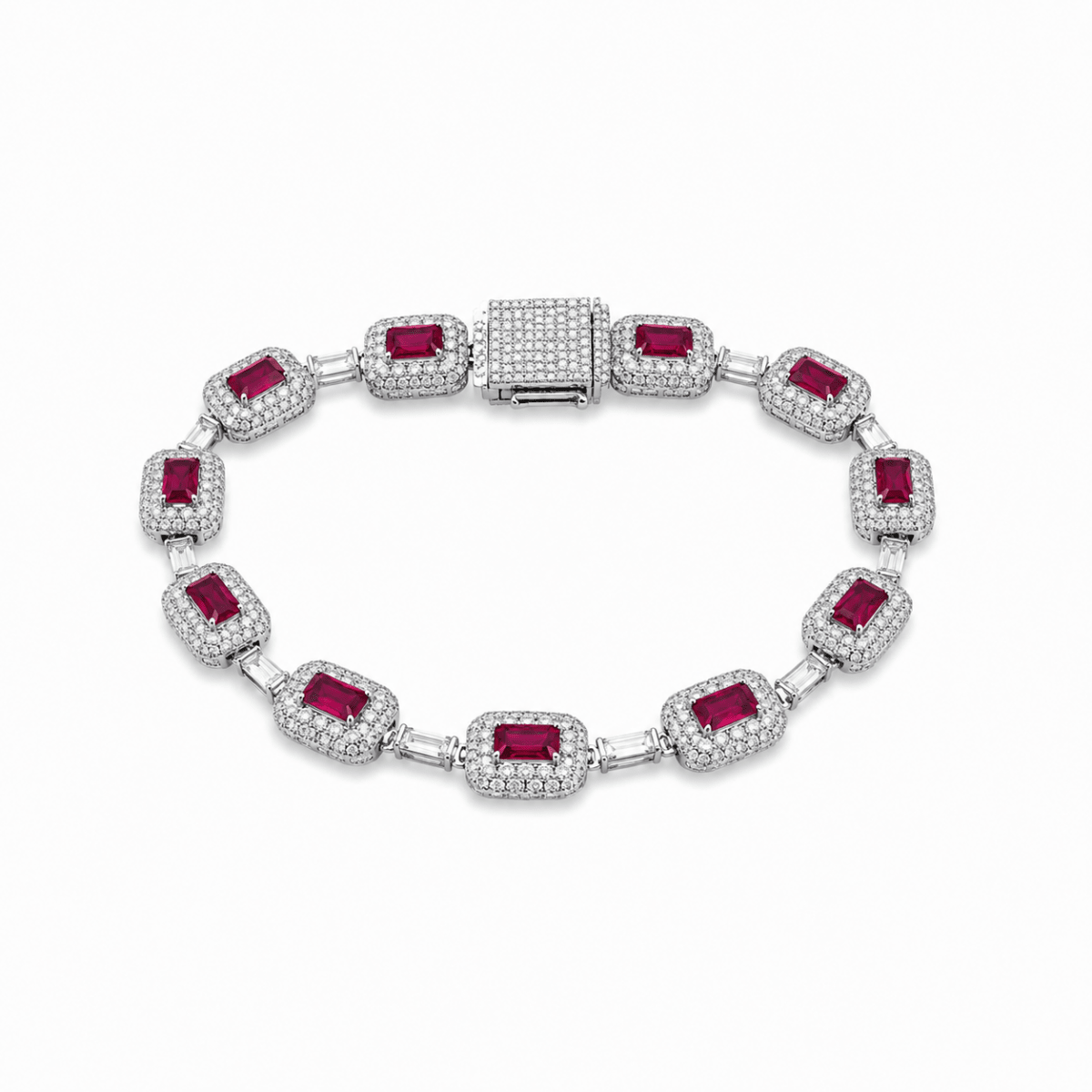 Aurora Link Bracelet | Ruby - ÉCLAT MARBELLA