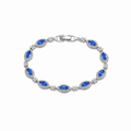 Celeste Tennis Bracelet | Blue