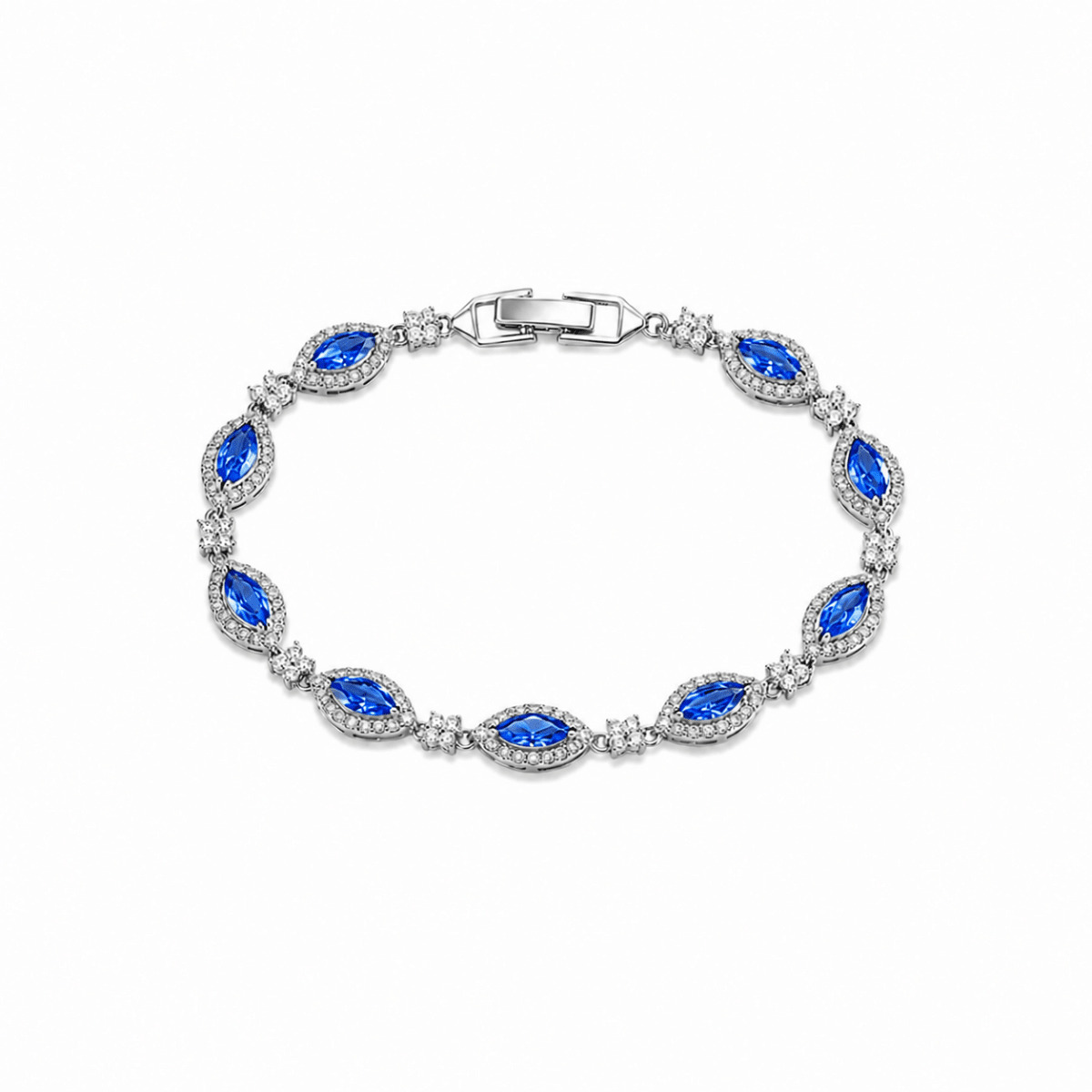 Celeste Tennis Bracelet | Blue
