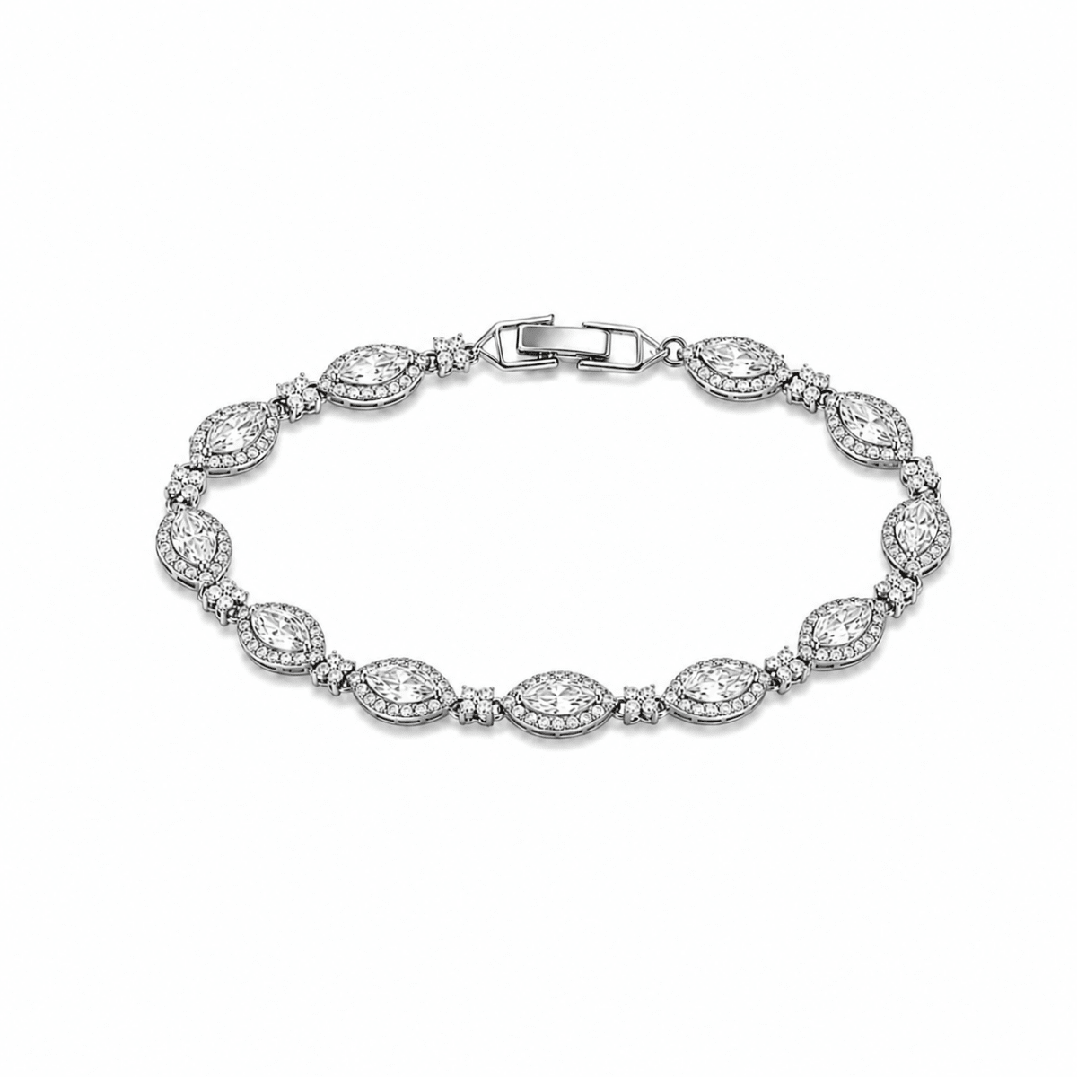 Celeste Tennis Bracelet | Silver
