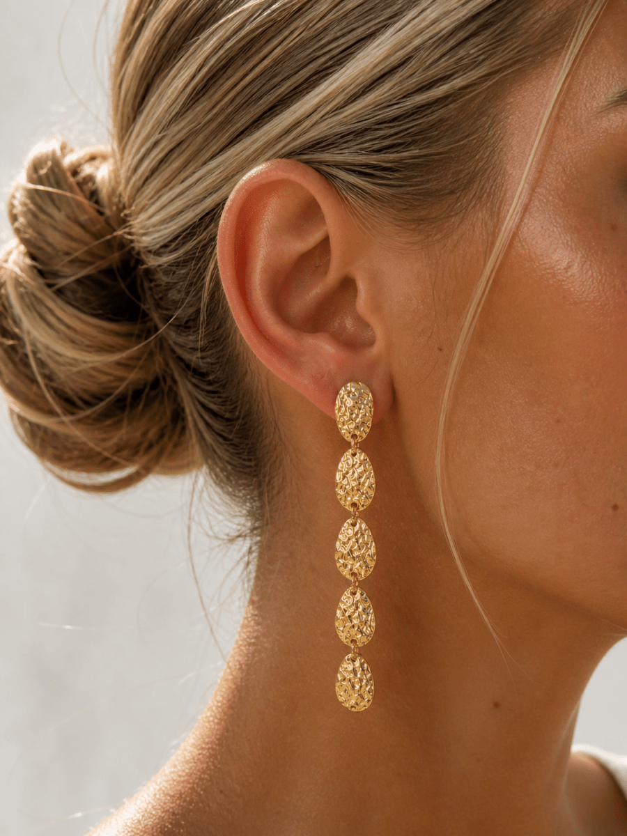 Coin Drop Earrings