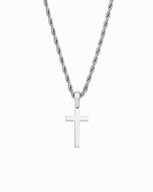 Divinity X Cross Cuban Chain | SILVER - ÉCLAT MARBELLA