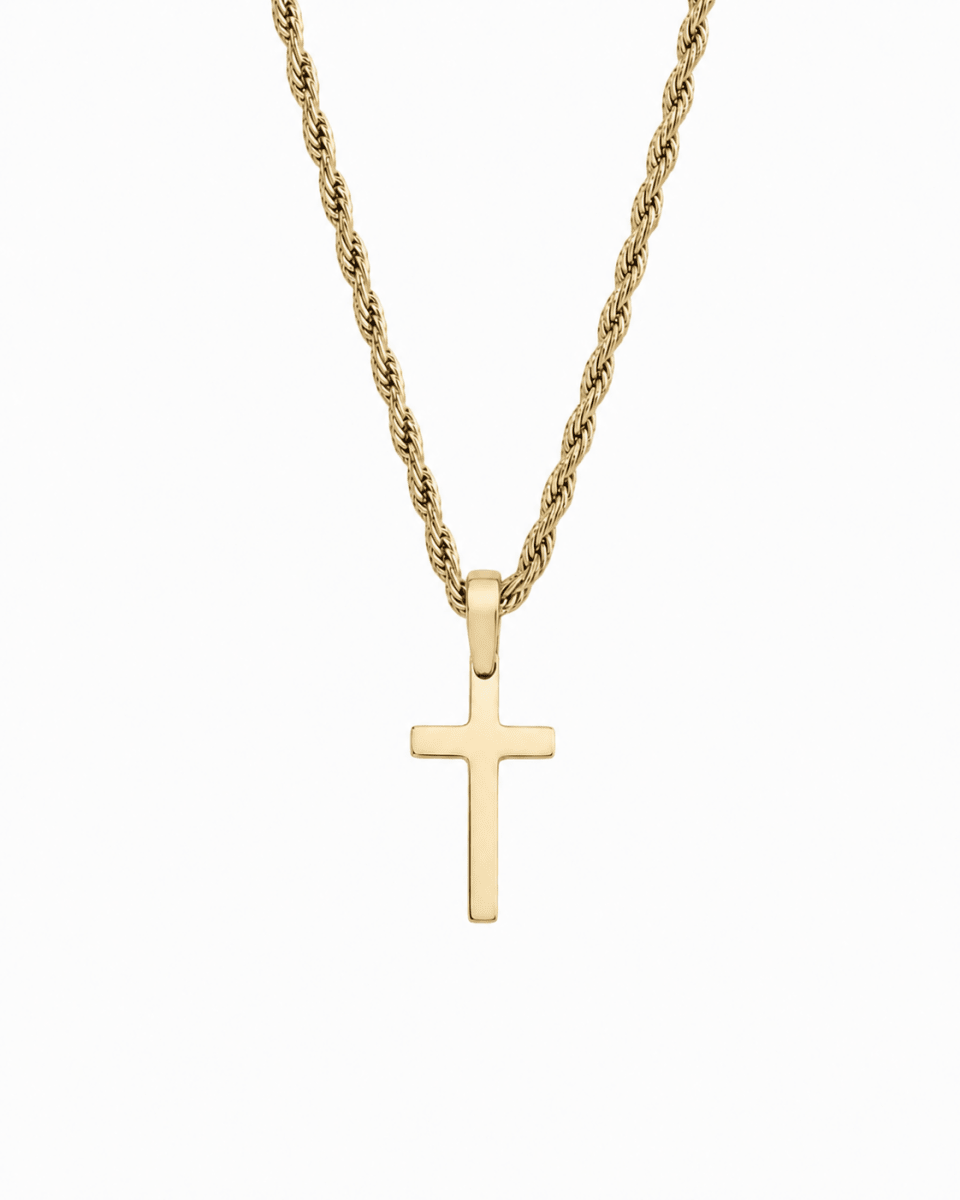 Divinity X Cross Cuban Chain | GOLD