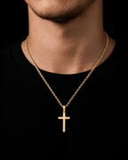 Divinity X Cross Cuban Chain | GOLD