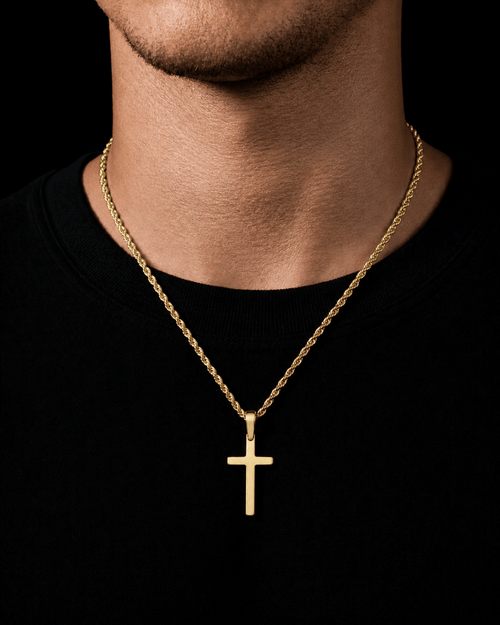 Divinity X Cross Cuban Chain | GOLD - ÉCLAT MARBELLA