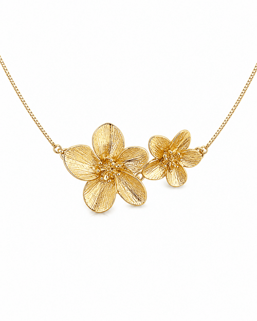 Double Bloom Necklace - ÉCLAT MARBELLA