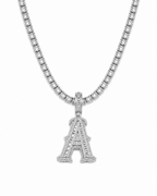 ÉCLAT LETTER CHAIN | SILVER - ÉCLAT MARBELLA