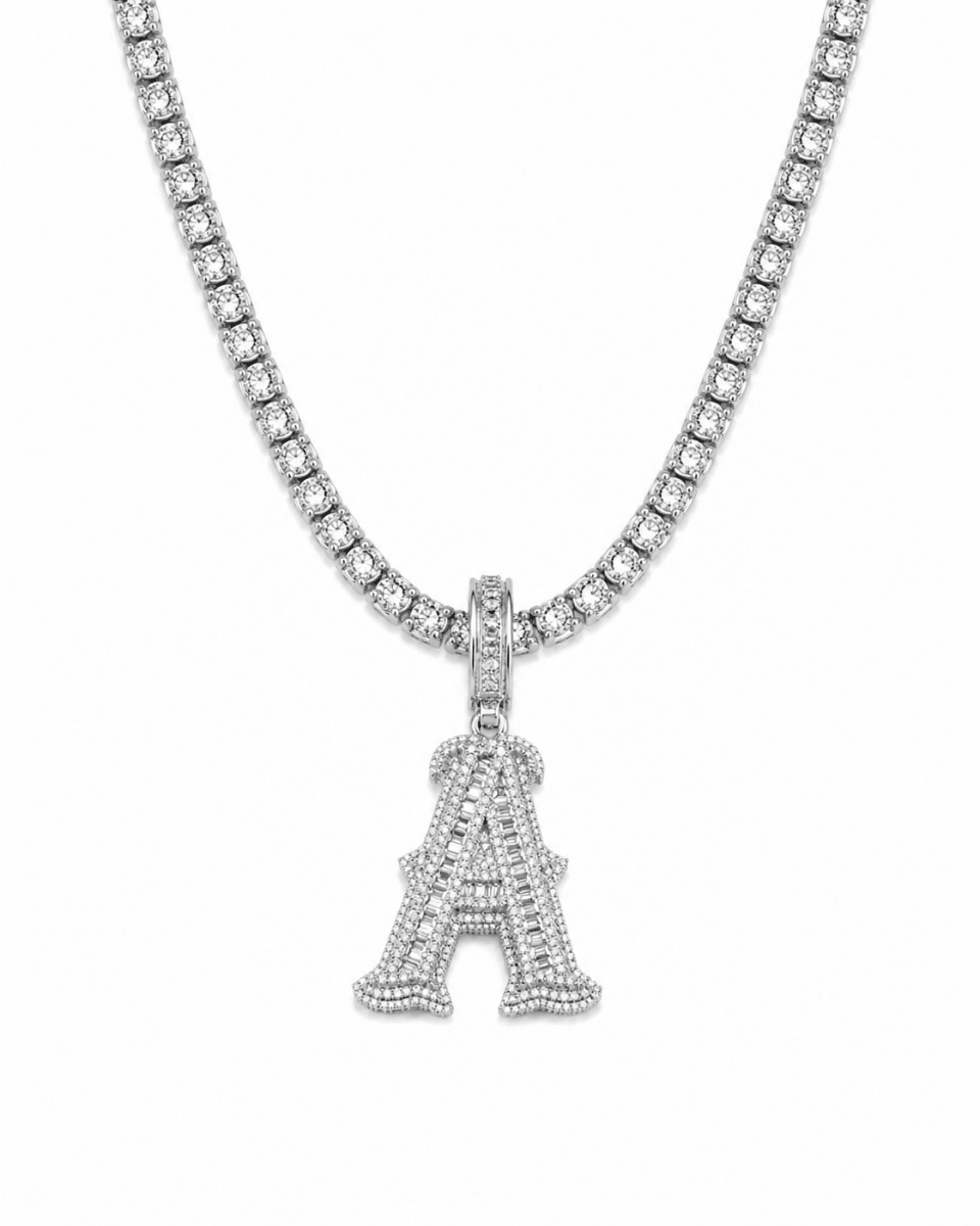 ÉCLAT LETTER CHAIN | SILVER