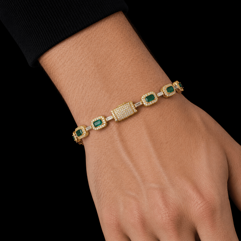 Emerald Royale Bracelet | Gold