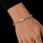 Emerald Royale Bracelet | Gold