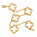 Five-Flower Crystal Bracelet