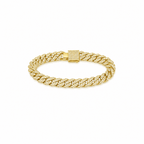 Glacier Cuban Bracelet | Gold - ÉCLAT MARBELLA