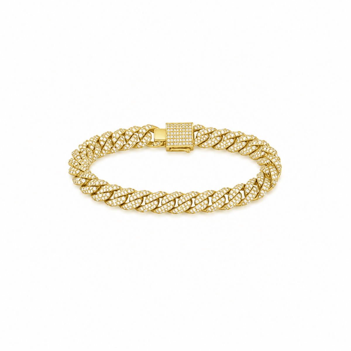 Glacier Cuban Bracelet | Gold - ÉCLAT MARBELLA