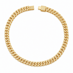 Glacier Cuban Necklace | Gold - ÉCLAT MARBELLA