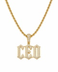 ICED CEO PENDANT | GOLD