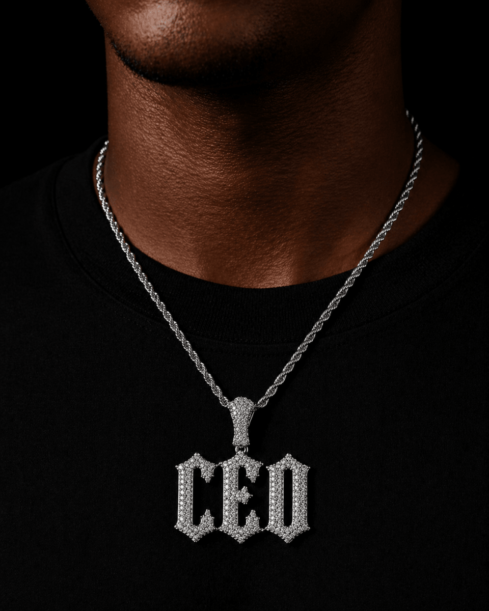 ICED CEO PENDANT | SILVER