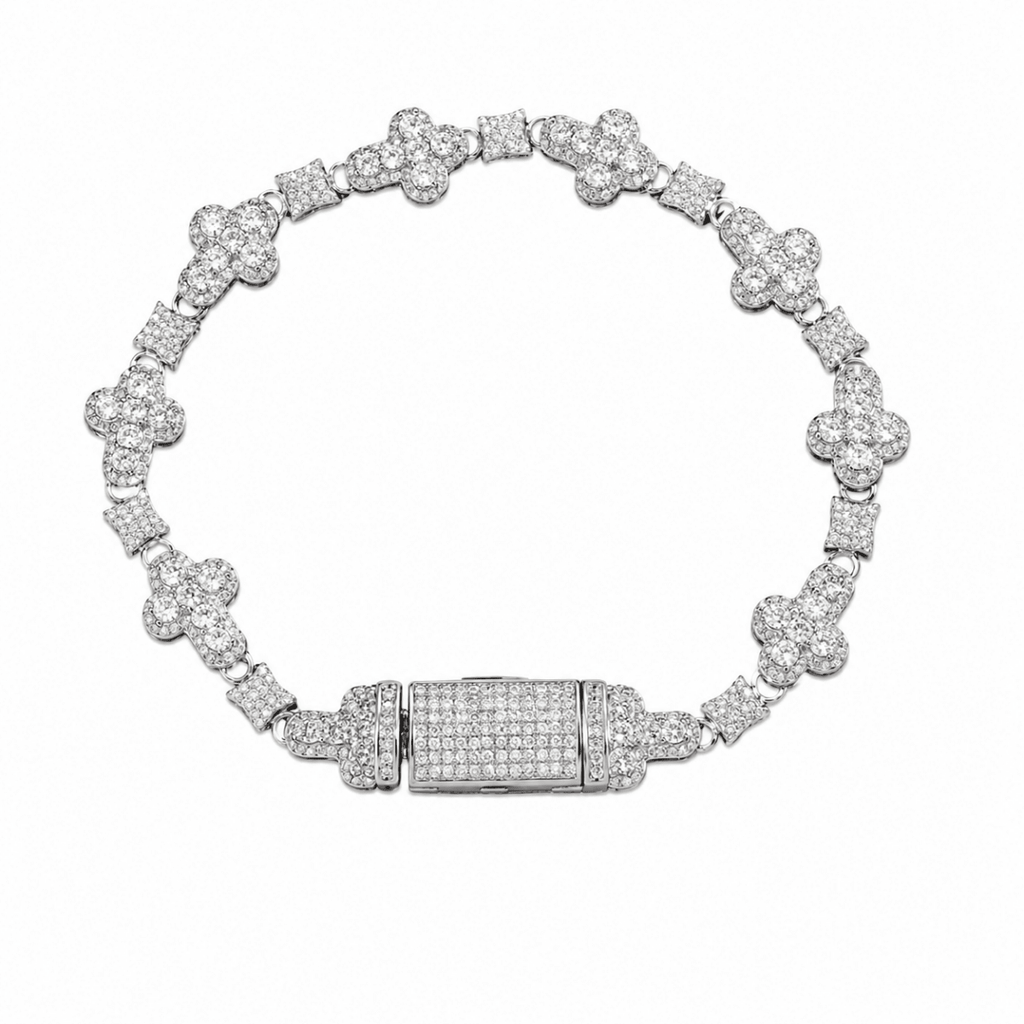 Iced Clover Bracelet - ÉCLAT MARBELLA