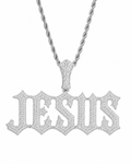 ICED JESUS PENDANT | SILVER