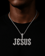 ICED JESUS PENDANT | SILVER