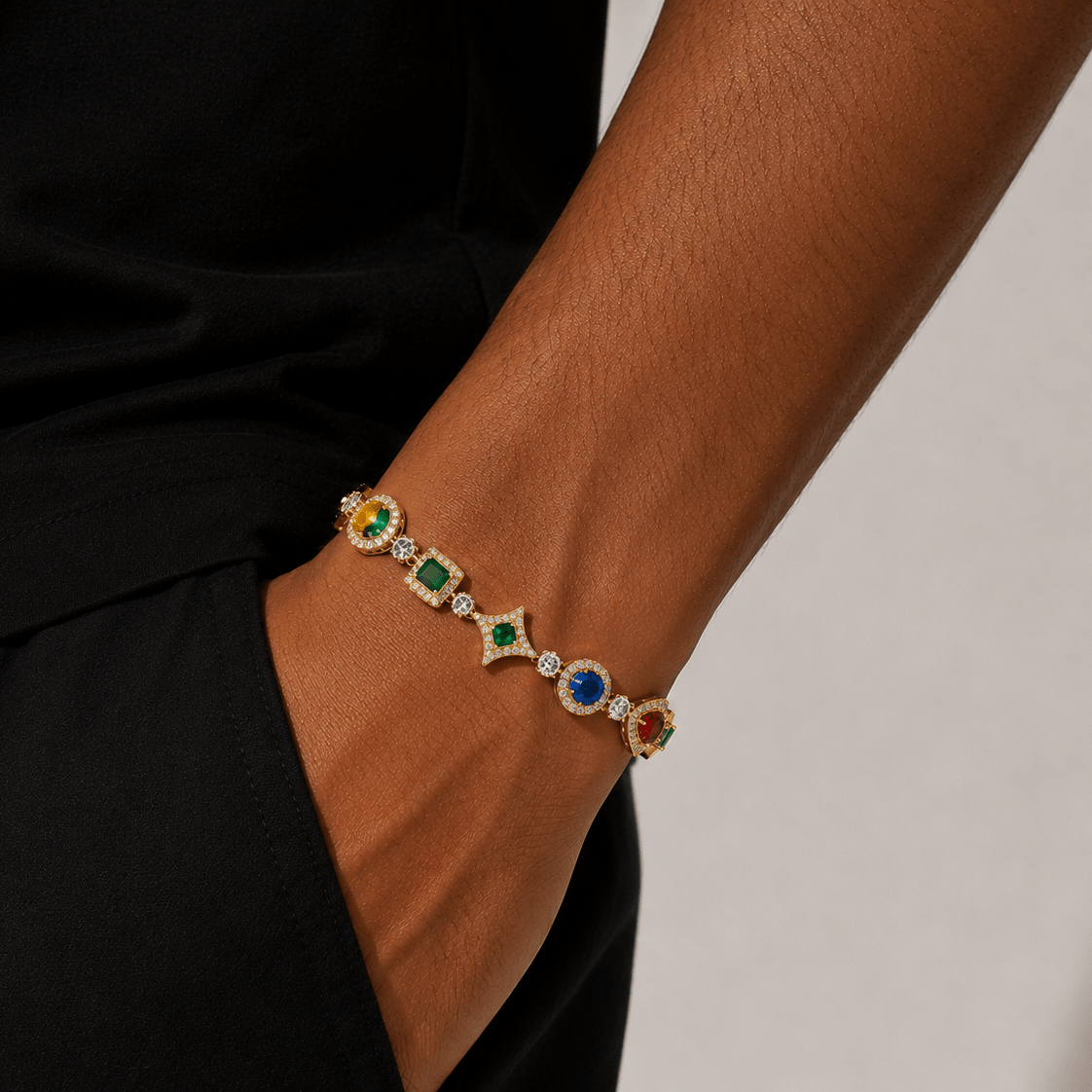 Nova Prism Bracelet | Gold - ÉCLAT MARBELLA