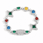 Nova Prism Bracelet | Silver - ÉCLAT MARBELLA