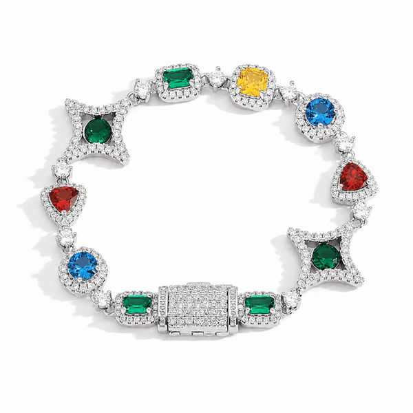 Nova Prism Bracelet | Silver