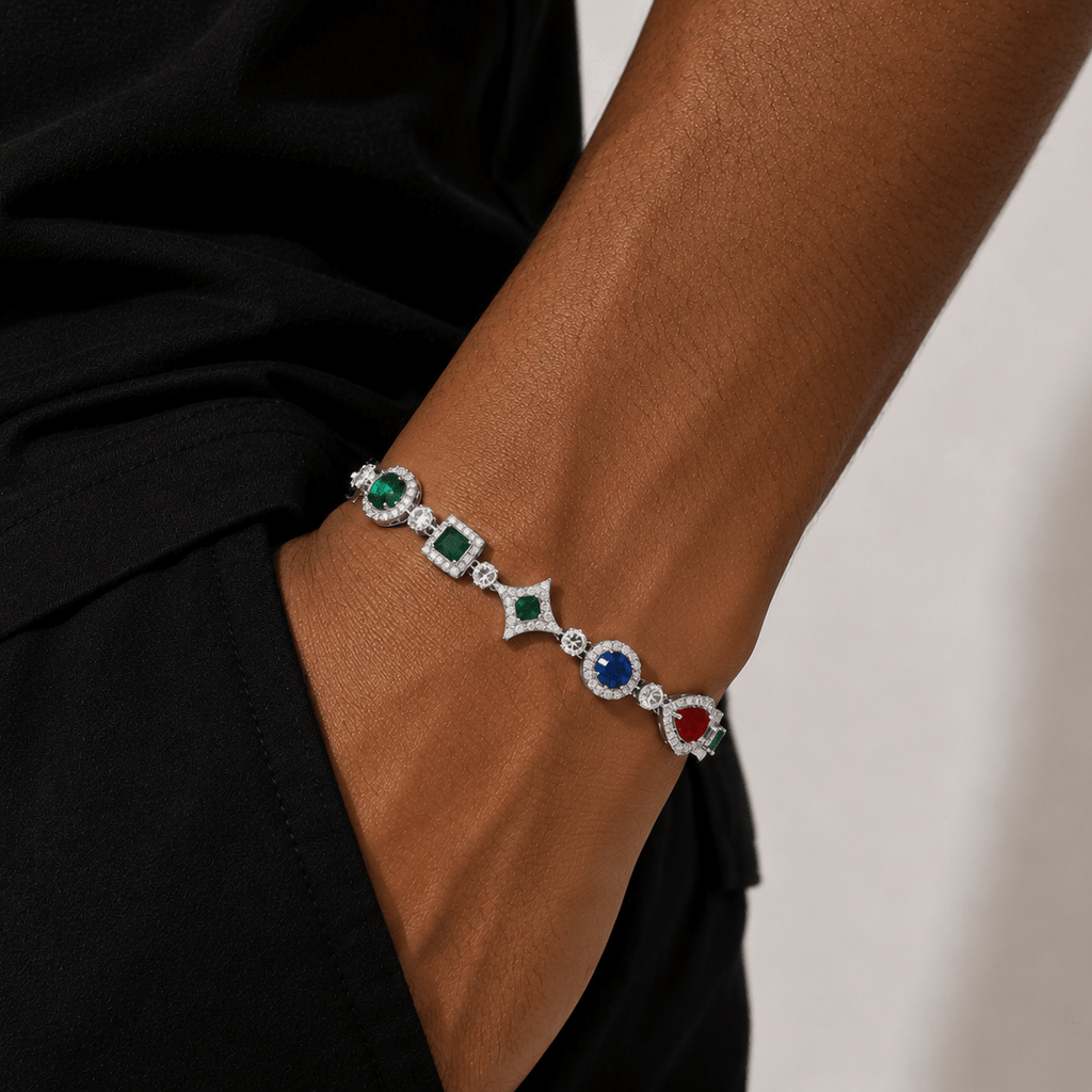 Nova Prism Bracelet | Silver - ÉCLAT MARBELLA