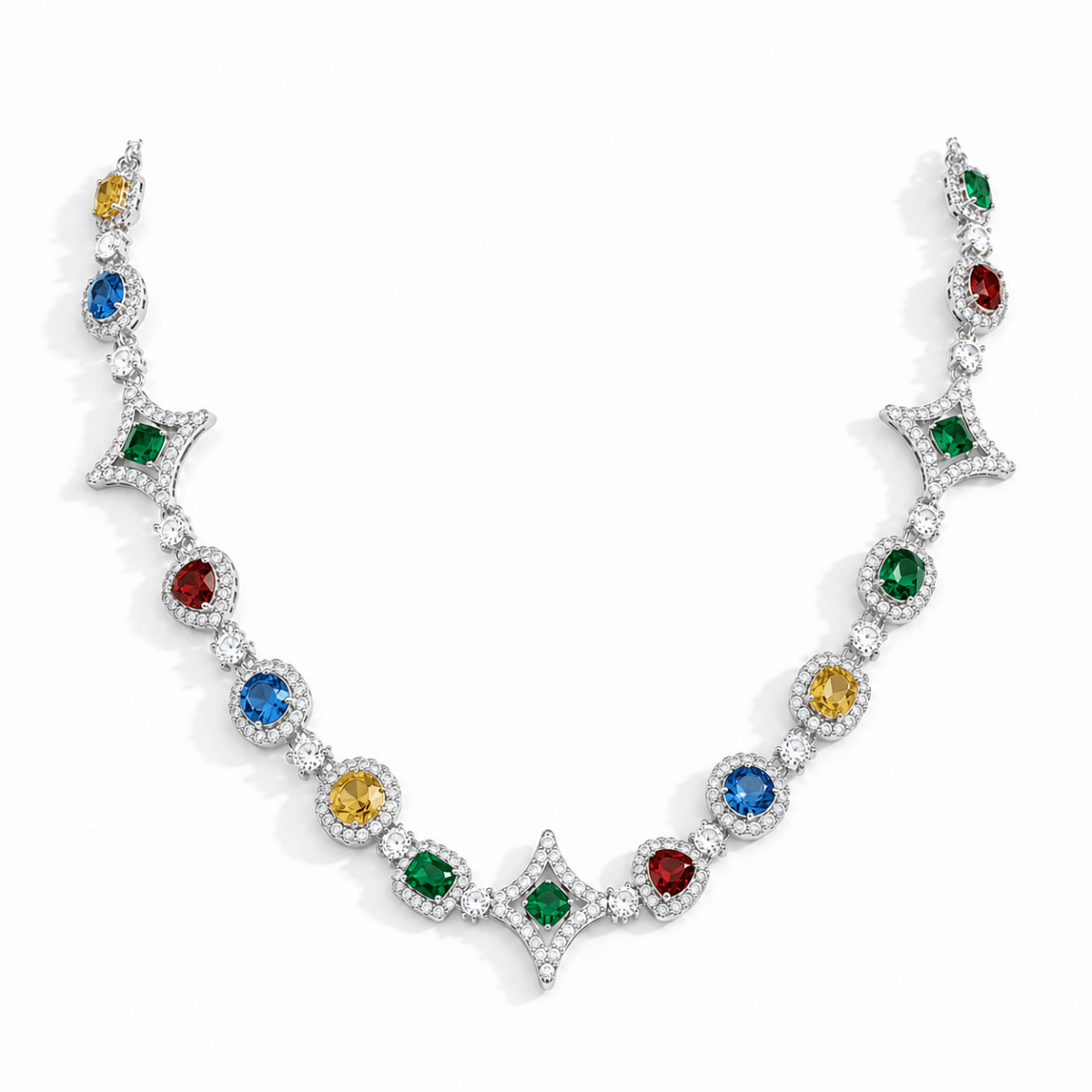Nova Prism Chain | Silver - ÉCLAT MARBELLA