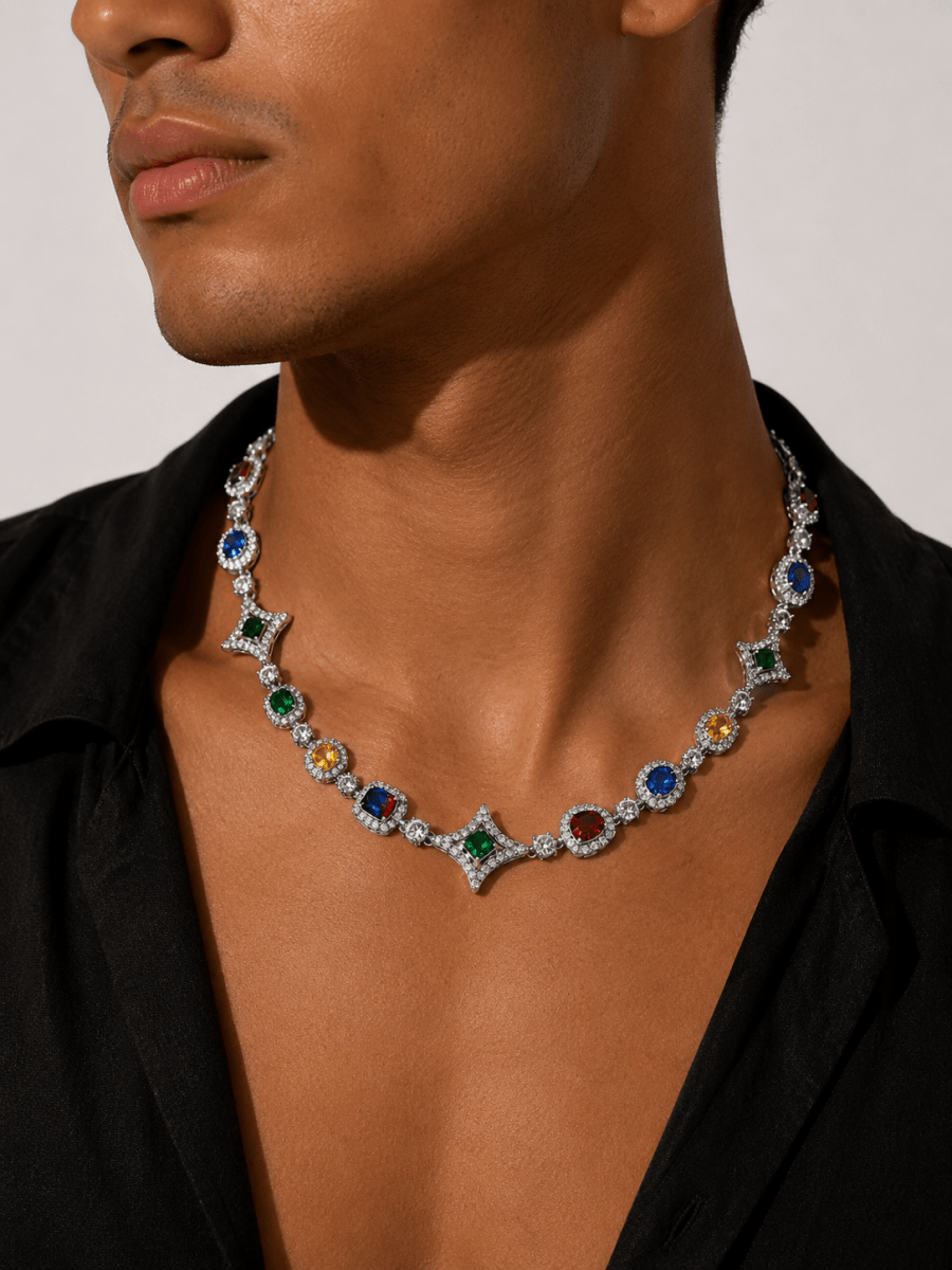 Nova Prism Chain | Silver - ÉCLAT MARBELLA