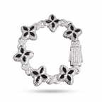 OBSIDIAN ICE FLOW BRACELET - ÉCLAT MARBELLA