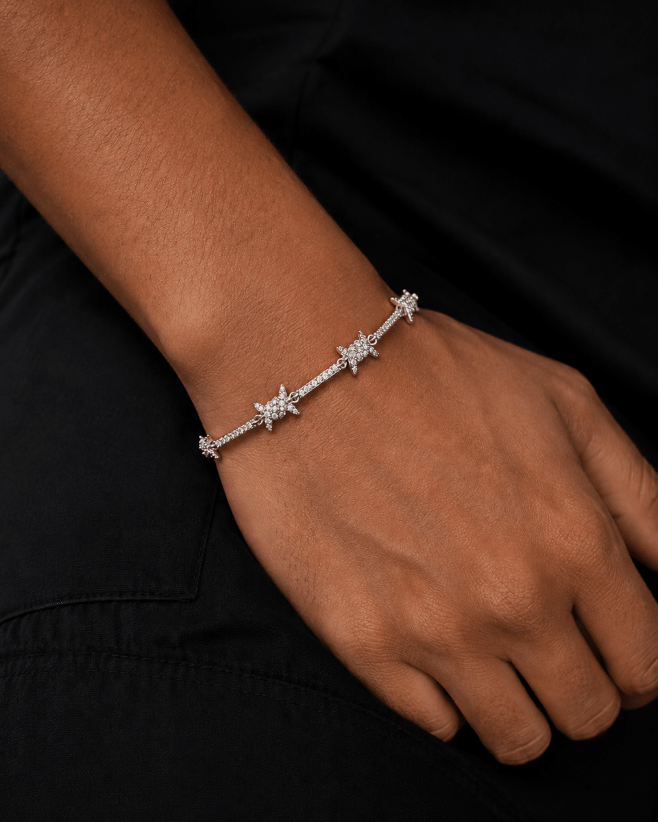 Razor Star Bracelet | Silver - ÉCLAT MARBELLA