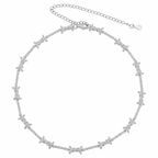 Razor Star Necklace | Silver - ÉCLAT MARBELLA