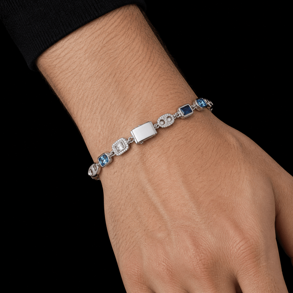 Riviera Link Bracelet | Silver - ÉCLAT MARBELLA