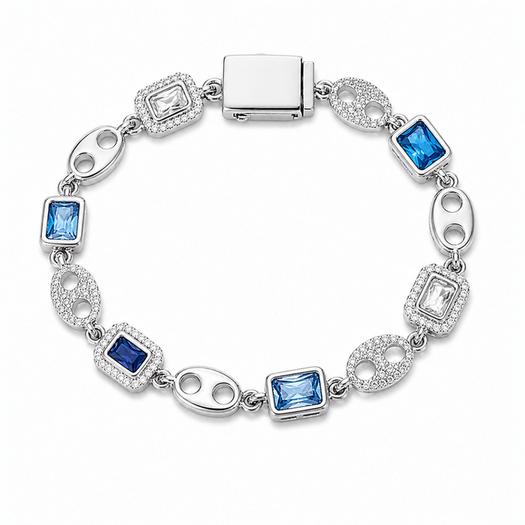 Riviera Link Bracelet | Silver - ÉCLAT MARBELLA