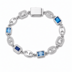 Riviera Link Bracelet | Silver - ÉCLAT MARBELLA