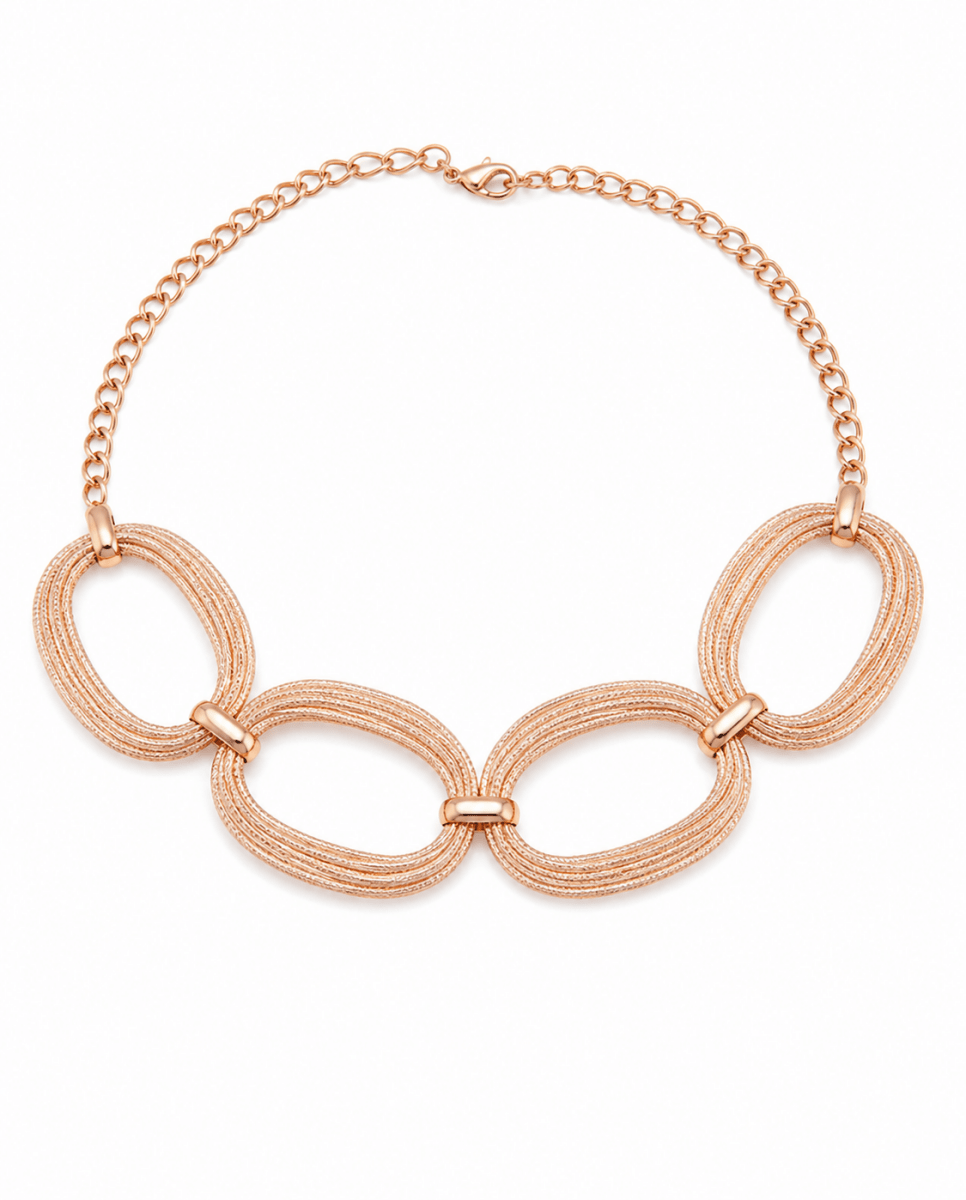 Rosé Loop Necklace