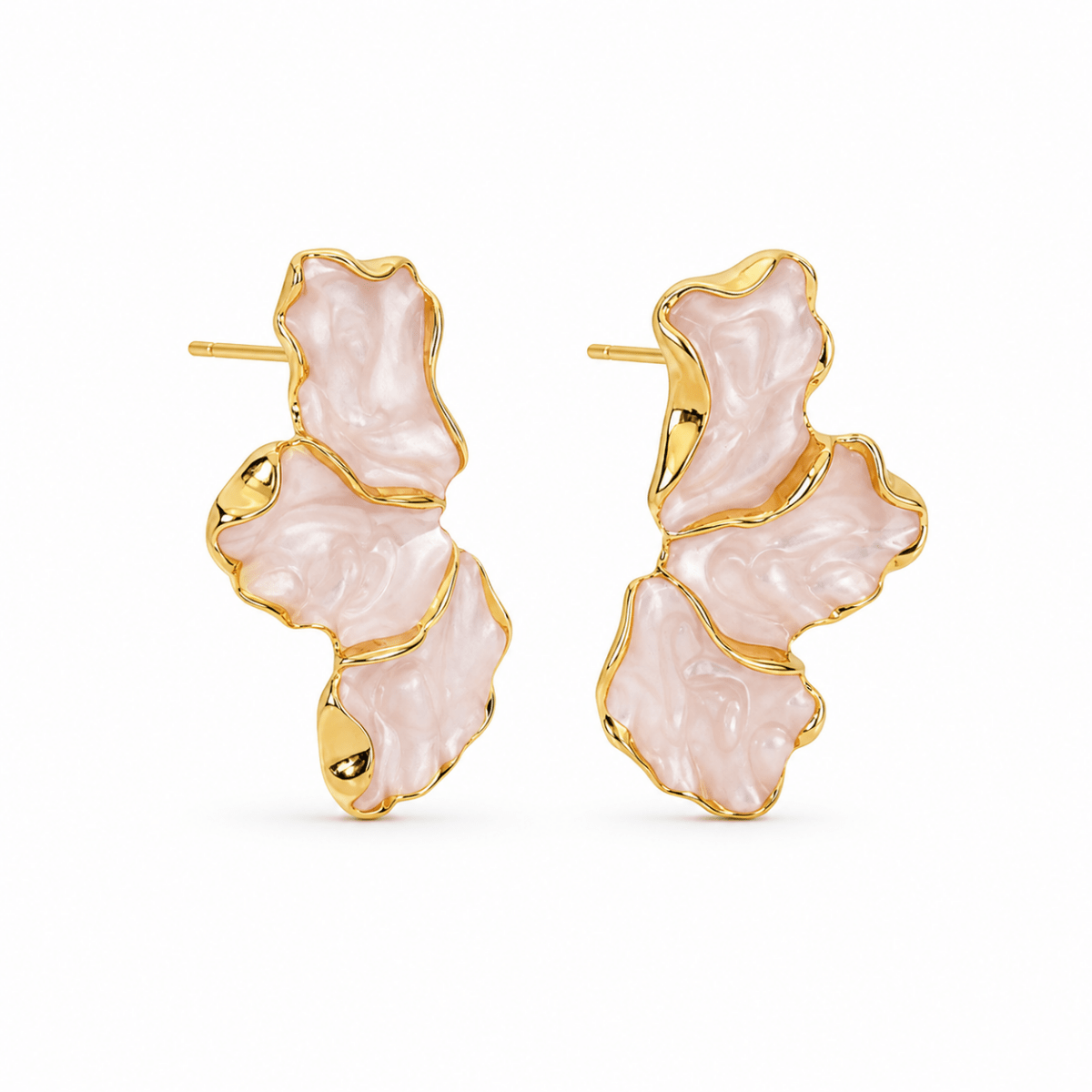 Rose Petal Studs