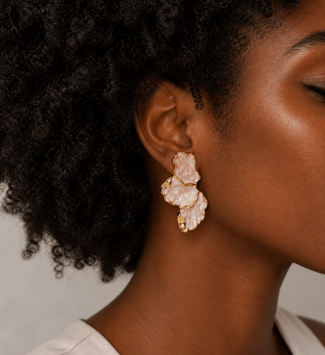 Rose Petal Studs