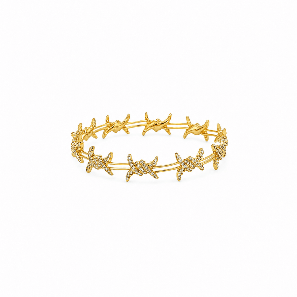 Stacked CZ Bracelet | Gold - ÉCLAT MARBELLA