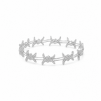 Stacked CZ Bracelet | Silver - ÉCLAT MARBELLA