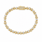 Stardust Tennis Bracelet | Gold
