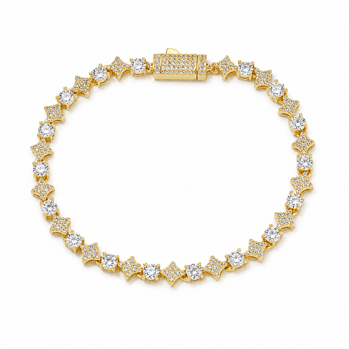 Stardust Tennis Bracelet | Gold